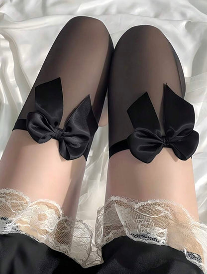 Kawaii Tights With Bow