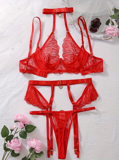 Red Heart Set (3 Piezas)