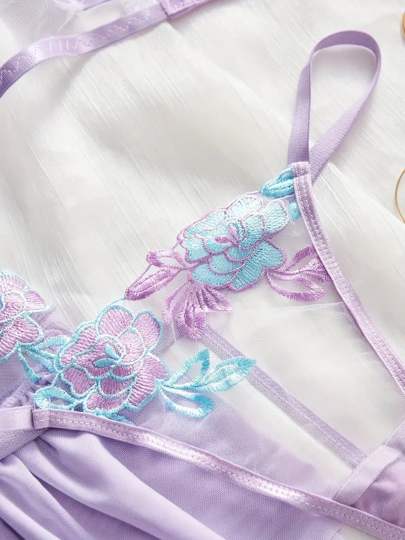 Lilac Floral Set (3 Piezas)