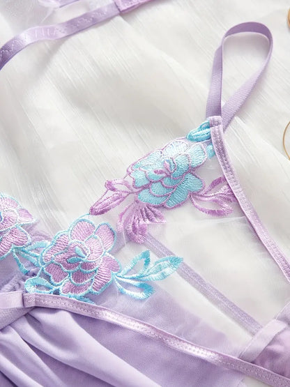 Lilac Floral Set (3 Piezas)