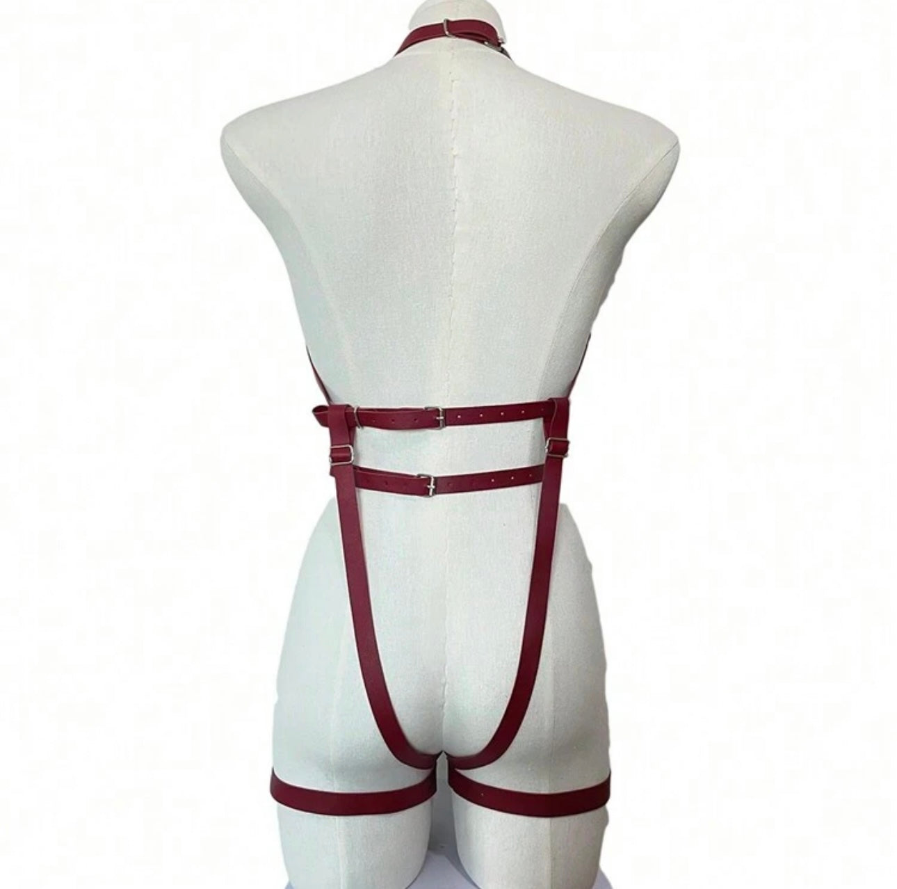 Burgundy Torso Harness