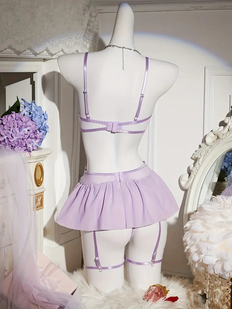 Lilac Floral Set (3 Piezas)